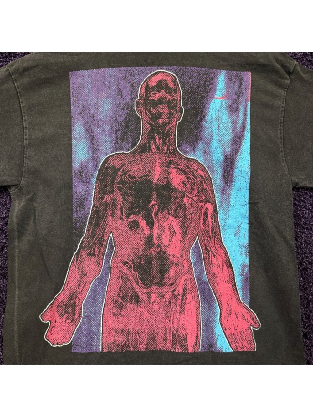 Nirvana Silver Double Sided Rock T-Shirt Medium - Picture 2 of 4